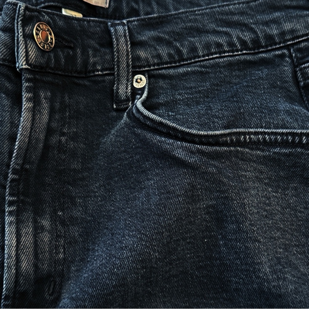 AGOLDE Black Wash straight Leg Jeans High Rise Size 27 - Picture 3 of 7